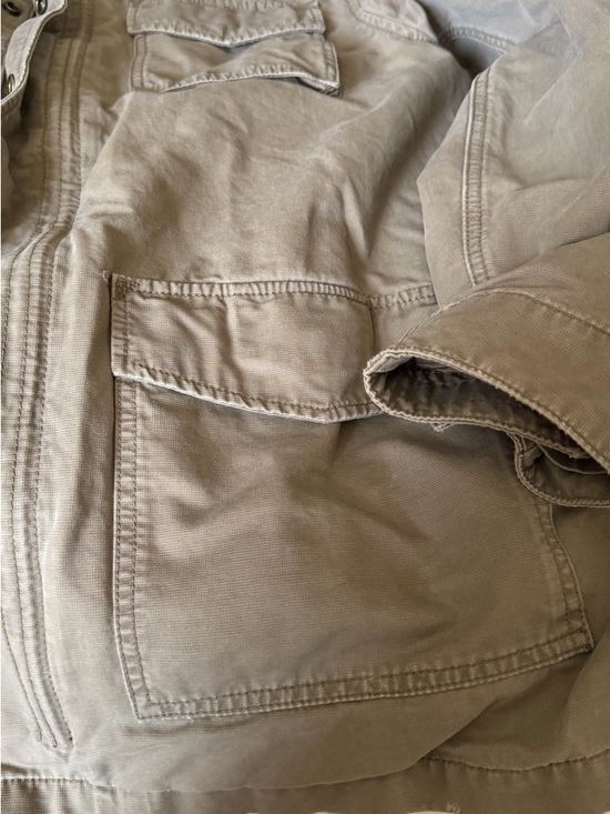 Men's Olive Field Jacket military look - Picture 5 of 9